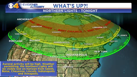 To See Or Not To See The Northern Lights Saturday Night Wttv Cbs4indy