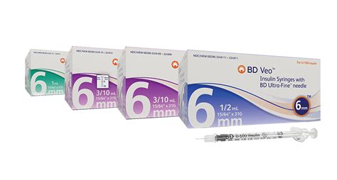 Bd Insulin Syringes With Bd Ultra Fine Needle