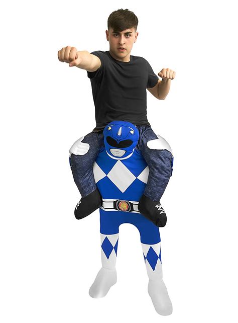 Carry Me Costume Blue Power Ranger