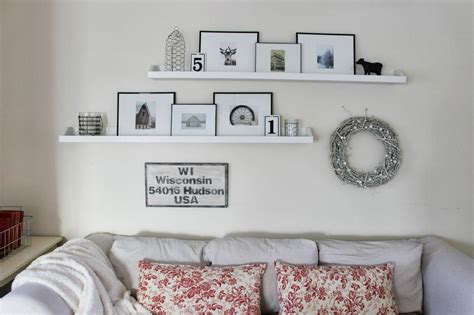 Happy At Home Living Rooms Winter Decor Living Room Shelves