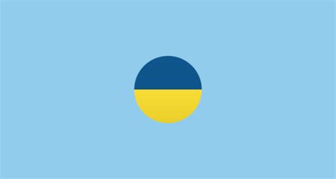Ukraine emoji for iphone, android and get html codes. 🇺🇦 Flag: Ukraine Emoji on JoyPixels 5.0