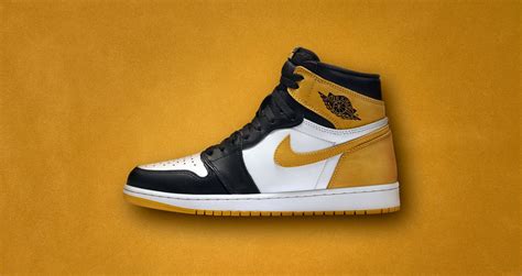 Air Jordan 1 Summit White And Yellow Ochre And Black Release Date Nike