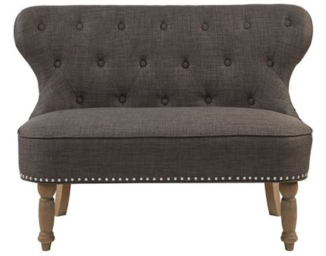 Olliix By Madison Park Stanford Charcoal Settee Bob Mills Furniture
