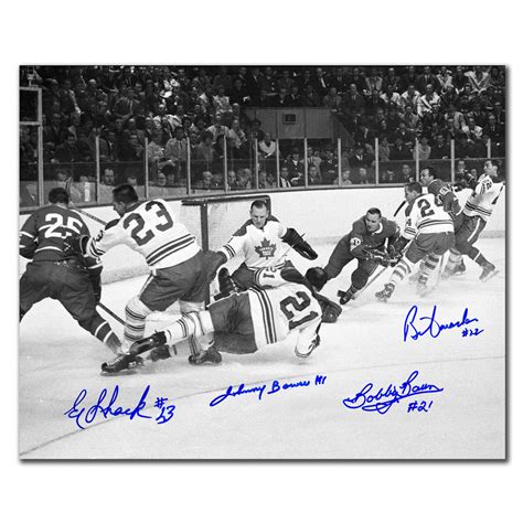 * 1951, game 5, toronto vs. Johnny Bower, Eddie Shack, Bobby Baun & Brian Conacher ...