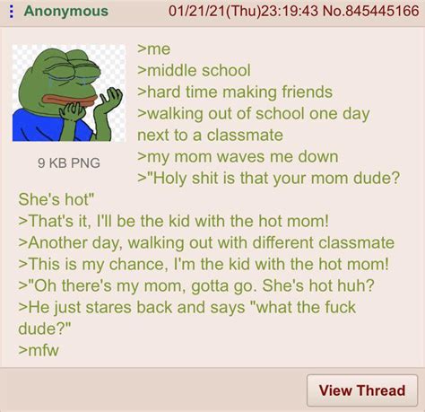 anon has a hot mom r greentext greentext stories know your meme