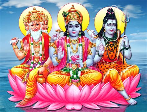 Hindu Cosmos Lord Brahma Vishnu Shiva The Creator Of