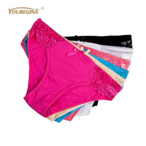 Youregina Cotton Briefs Women Pink Underwear Woman Panties Underwear