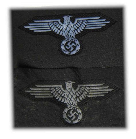 German Ww2 Waffen Ss Enlisted Cap Badge Eagle New And Aged