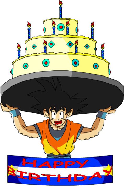 Goku Happy Birthday By Eggmanrules On Deviantart
