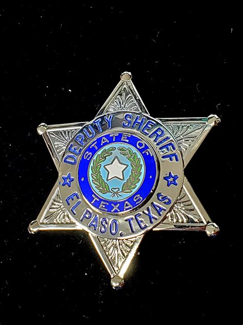 El Paso Texas Deputy Sheriff Collectors Badgescom