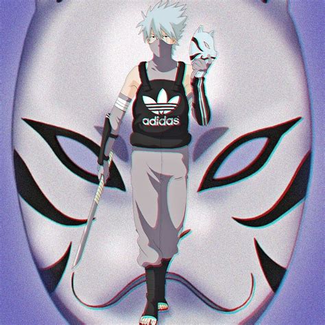 Kakashi Adidas Anbu Gangsta Anime Naruto Fan Art Anime Gangster Hd