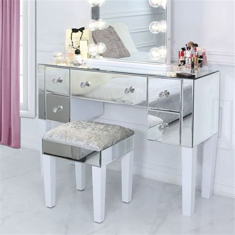 Harlow 5 Drawer Dressing Table Modern Dressing Table Dressing Table