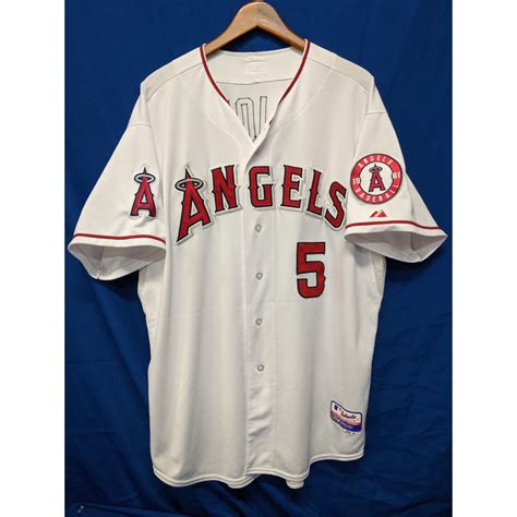 Albert Pujols Game Used Home Jersey Los Angeles Angels Auctions