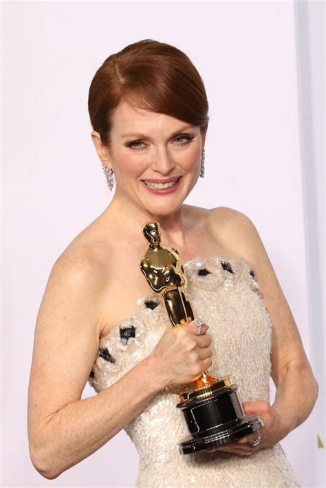 Julianne Moore In The Press Room For The 87th Academy Awards Oscars