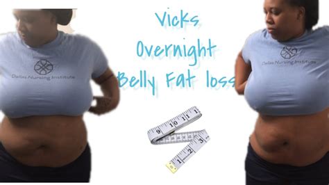 Lose Belly Fat Overnight Vicks Vaporub Challenge Youtube