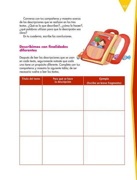 Español grado 6° libro de primaria. Español Quinto grado 2016-2017 - Libro de texto Online | Libros de Texto Online | Página 157