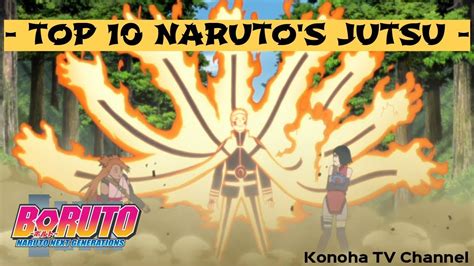 Top 10 Naruto Uzumakis Strongest Jutsu Youtube