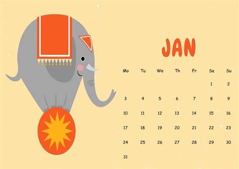 January Calendar 2022 Printable Cute April 2022 Calendar