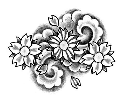 Immagini dei fiori da colorare e stampare. Fiori Tattoo - Gallery Disegni | IdeaTattoo