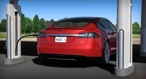Tesla Unveils Model S Supercharger Stations