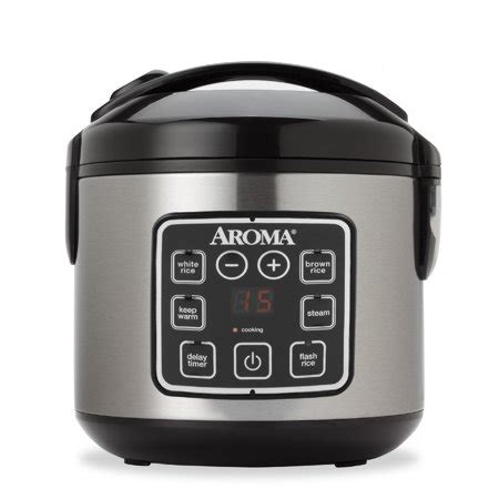 Aroma Cup Digital Rice Cooker And Food Steamer Walmart Com