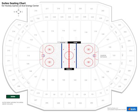 Mn Wild Seating Chart Suites Awesome Home