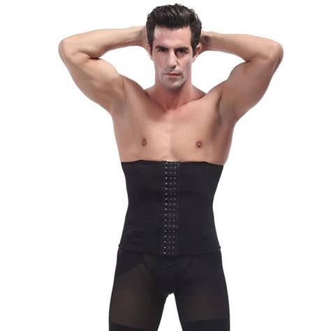 Aliexpress Com Buy Men Bodysuit Shaper Slimming Compression Body Shaper Stomach Abdomen Girdle