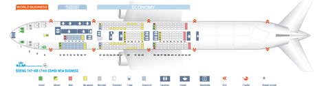 Seat Map Boeing 747 400 Klm Best Seats In The Plane