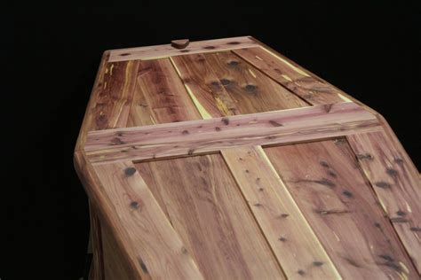 Cedar Coffin Western Style Coffin Cowboy Coffin All Cedar Funeral