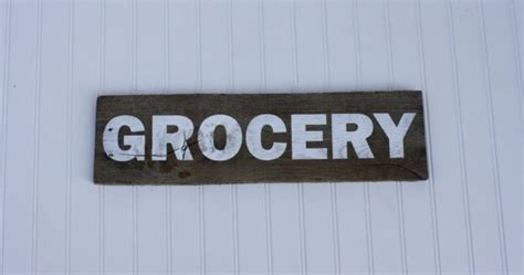 Grocery Reclaimed Wood Sign