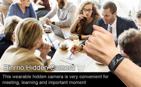 binrrio hidden camera 1080p hd spy camera 32gb memory card body camer the gadget collective