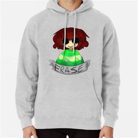 Undertale Chara Erase Pullover Hoodie By Kieyrevange Redbubble