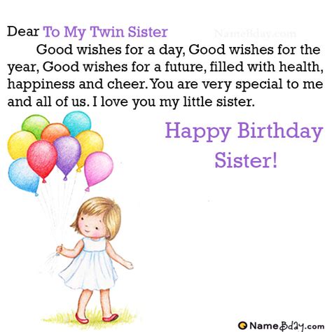 Happy Birthday Twin Sister Images Birthday Cake Images