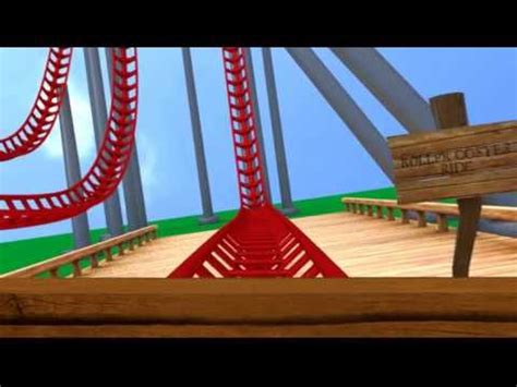 Roller Coaster Ride Animation Test Created In Blender Youtube