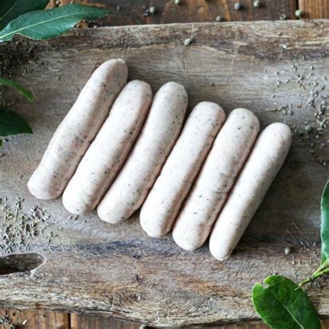 Pork And Garlic Sausages Meon Valley Butchers