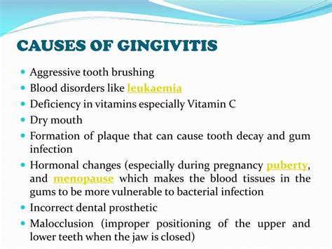 Ppt Gingivitis Mild Gum Disease Powerpoint Presentation Id7464288
