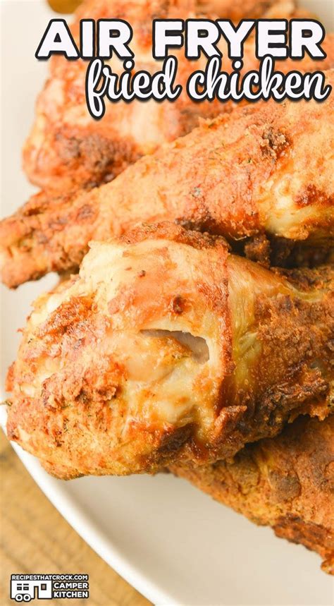 fryer chicken air fried recipe recipes fry food airfryer power thighs crispy wings oven recipesthatcrock frying healthy single boneless legs