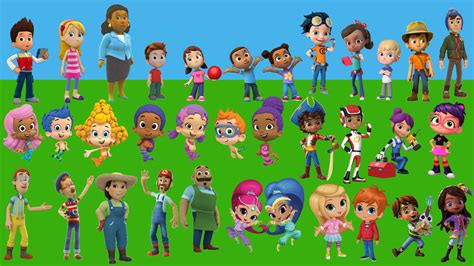 All Of My Favorite Nick Jr Human Characters By Agustinsepulvedave On
