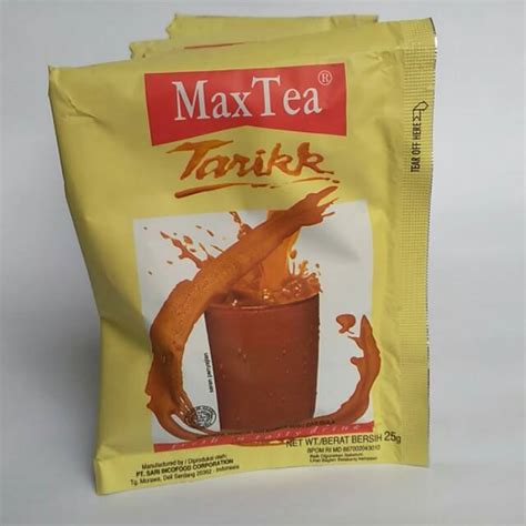 Jual Max Tea Tarik Renceng 25gr Shopee Indonesia