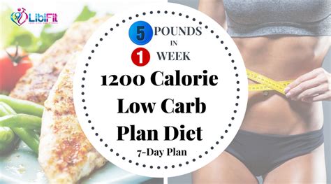 Lose 5 Pounds In 1 Week With This 1200 Calorie Low Carb Diet Libifit