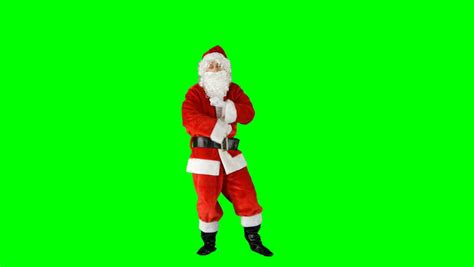 Funny Christmas Santa Claus Dancing Stock Footage Video 100 Royalty