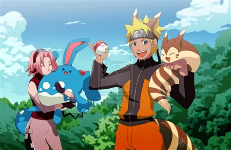 Naruto Summons The Pokemons Anime Jokes Collection