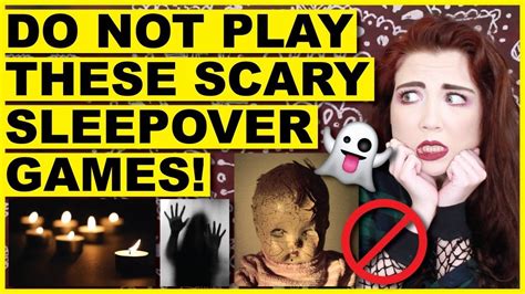 Do Not Play These Scary Sleepover Games Youtube Scary Sleepover
