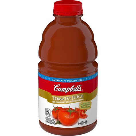 Campbells Tomato Juice 32 Oz Bottle