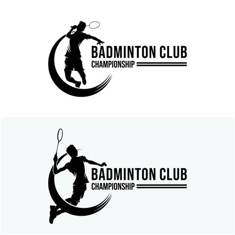 Set Of Badminton Smash Logo Designs 21786150 Vector Art At Vecteezy