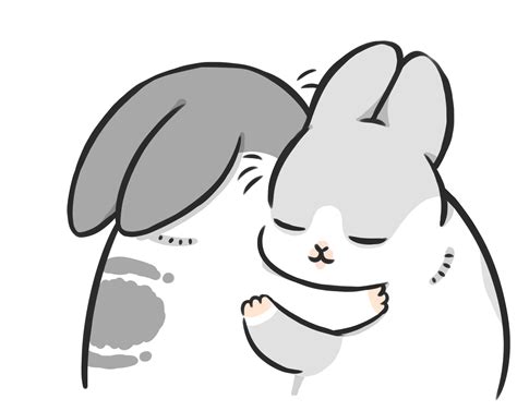 Bunny Hug Sticker By Yukiji For Ios And Android Giphy