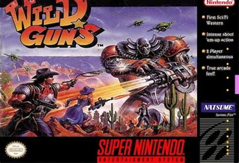 Wild Guns Manual Super Nintendo Video Game Instruction Booklet