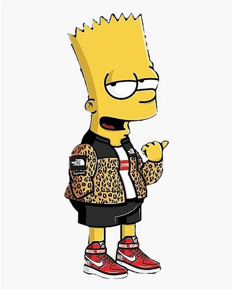 Supreme Bart Simpson Png Cartoon Png Supreme Logo Png Bart Simpson Png The Simpson Svg