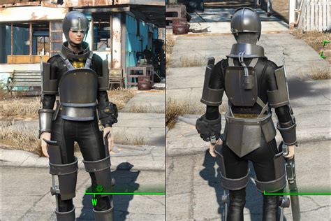 Shadowed Synth Armor Fallout 4 Fo4 Mods