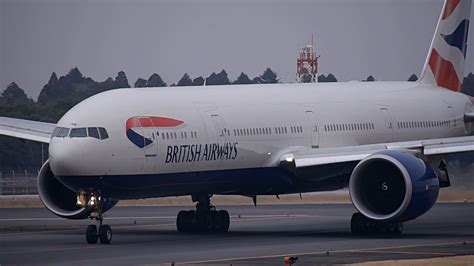 British Airways Boeing 777 300er G Stbb Landing At Nrt 34r Youtube